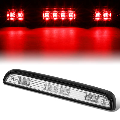 D-Motoring - 92-96 Ford F-150 F-250 F-350 BroncoThird Brake Light - LED - Chrome Housing - Clear Lens - Plug-n-Play - 1