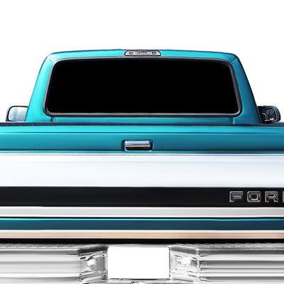 D-Motoring - 92-96 Ford F-150 F-250 F-350 BroncoThird Brake Light - LED - Chrome Housing - Clear Lens - Plug-n-Play - 5