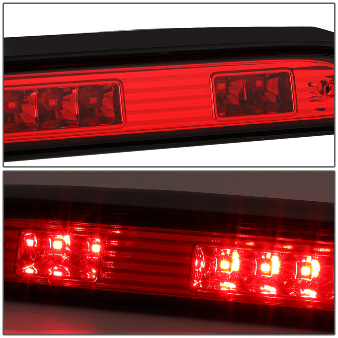 D-Motoring - 92-96 Ford F-150 F-250 F-350 BroncoThird Brake Light - LED - Red Housing - Red Lens - Plug-n-Play - 3