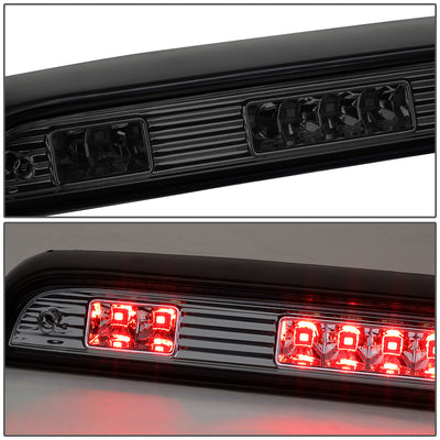 D-Motoring - 92-96 Ford F-150 F-250 F-350 BroncoThird Brake Light - LED - Smoked Housing - Smoked Lens - Plug-n-Play - 3