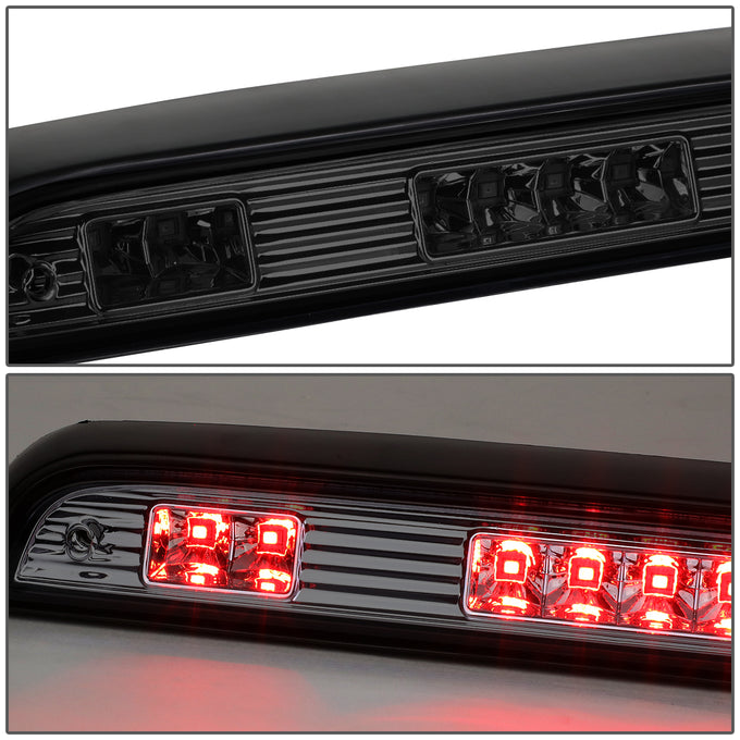 D-Motoring - 92-96 Ford F-150 F-250 F-350 BroncoThird Brake Light - LED - Smoked Housing - Smoked Lens - Plug-n-Play - 3