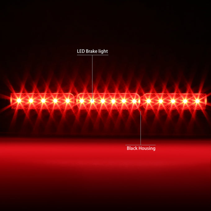 D-Motoring - Third Brake Light - LED - Black Housing - Plug-n-Play - Ford F-150 / 250(Classic) / Excursion - 2