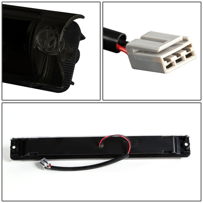 D-Motoring - Third Brake Light - LED - Black Housing - Smoked Lens - Plug-n-Play - Ford F-150 / 250(Classic) / Excursion - 4