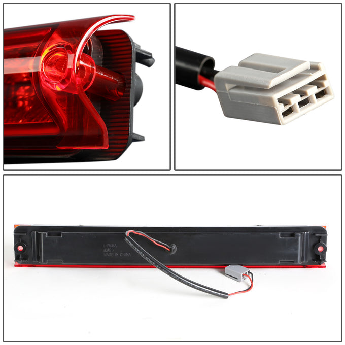 D-Motoring - Third Brake Light - LED - Red Lens - Plug-n-Play - Ford F-150 / 250(Classic) / Excursion - 4