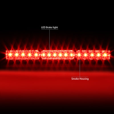 For Ford F-150 1997-2003 Excursion 2000-2005 LED High Mount Third 3rd Brake Light White Cargo Lamp Bar - 34