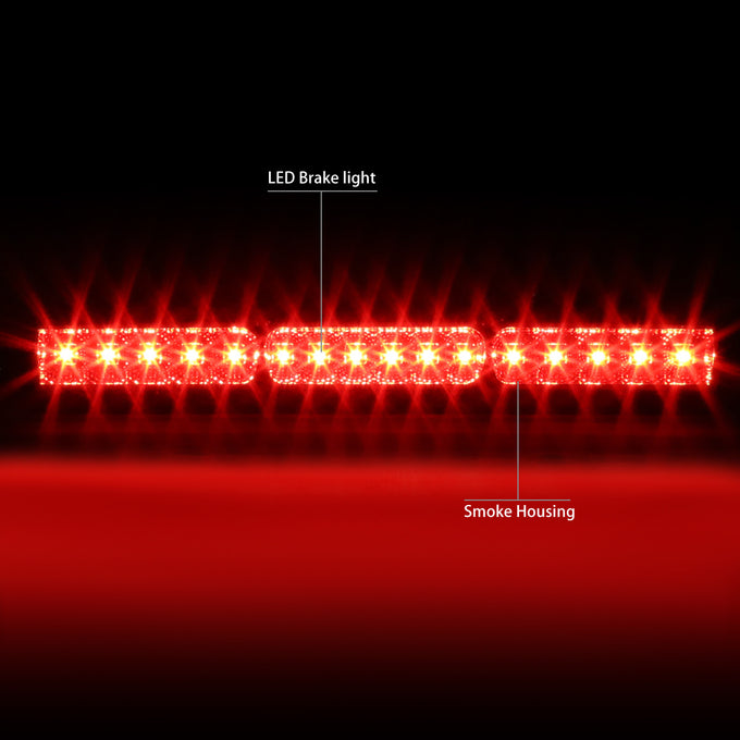 D-Motoring - Third Brake Light - LED - Smoked Lens - Plug-n-Play - Ford F-150 / 250(Classic) / Excursion - 2