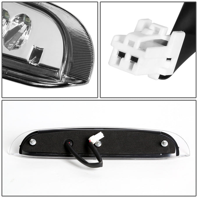 D-Motoring - Third Brake Light - LED - Chrome Housing - Plug-n-Play - 98-01 Ford Explorer - 4