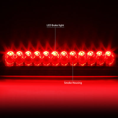 D-Motoring - Third Brake Light - LED - Smoked Lens - Plug-n-Play - 98-01 Ford Explorer - 2