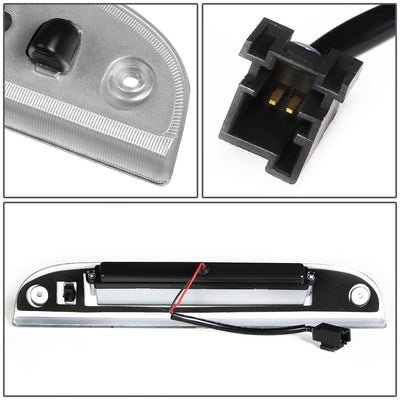D-Motoring - Third Brake Light - LED - Chrome Housing - Plug-n-Play - Mercury Mariner / Mountaineer / Ford Escape / Explorer - 4