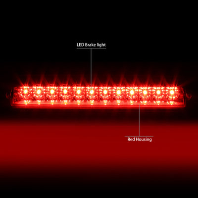 D-Motoring - Third Brake Light - LED - Red Lens - Plug-n-Play - Mercury Mariner / Mountaineer / Ford Escape / Explorer - 2
