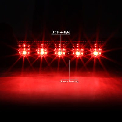D-Motoring - Third Brake Light - LED - Smoked Lens - Plug-n-Play - 11-15 Ford Explorer - 2