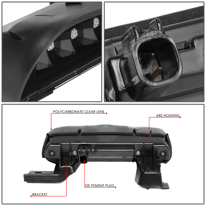 D-Motoring - Third Brake Light - LED - Black Housing - Plug-n-Play - 12-18 Ford Flex - 4