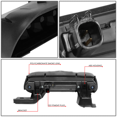 D-Motoring - Third Brake Light - LED - Black Housing - Smoked Lens - Plug-n-Play - 12-18 Ford Flex - 4