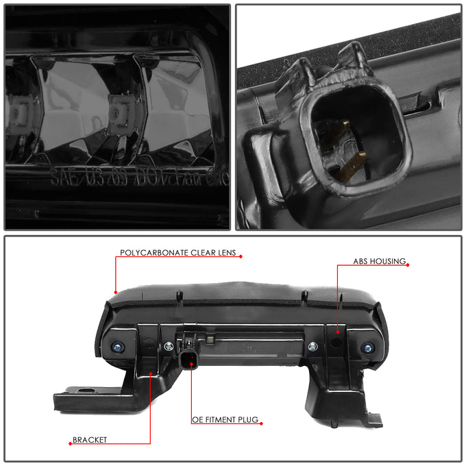D-Motoring - Third Brake Light - LED - Smoked Lens - Plug-n-Play - 12-18 Ford Flex - 4