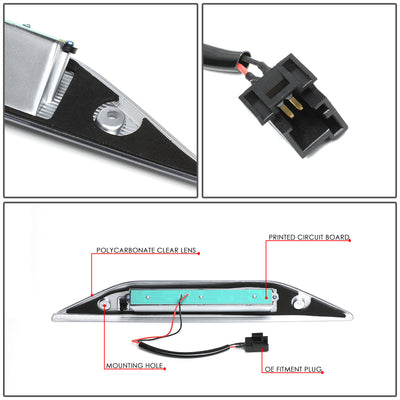 D-Motoring - Third Brake Light - LED - Chrome Housing - Plug-n-Play - Ford Freestyle / Ford Taurus X  - 4