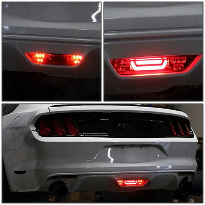 15-18 Ford Mustang Third Brake Light - LED Bar - Red Lens - 7