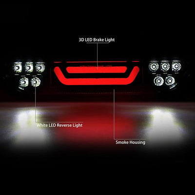 15-18 Ford Mustang Third Brake Light - LED Bar - Smoked Lens - 2