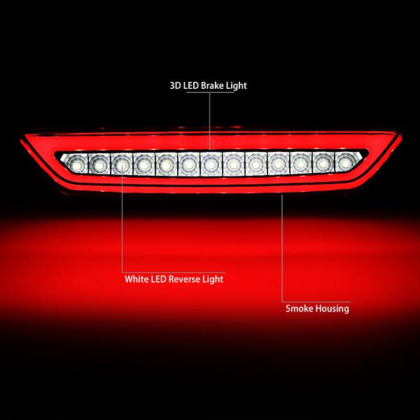 15-18 Ford Mustang Third Brake Light - LED - Smoked Lens - 2
