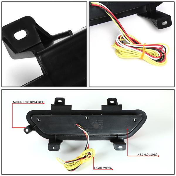 15-18 Ford Mustang Third Brake Light - LED - Red Lens - 5