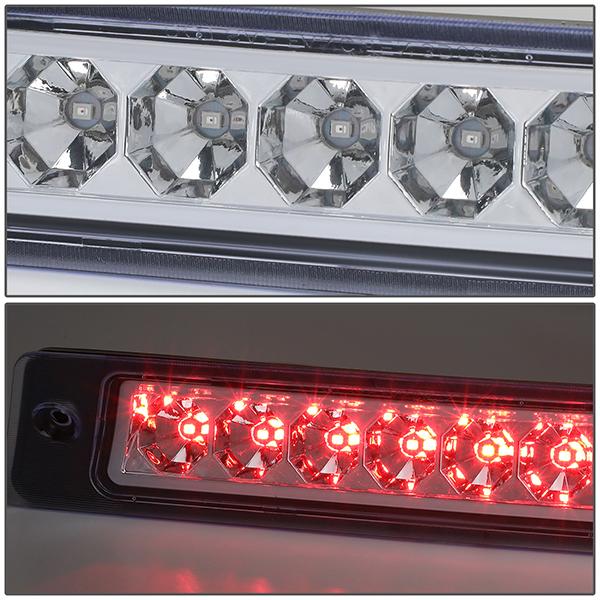 87-93 Ford Mustang GT / Cobra Hatchback Third Brake Light - LED - Clear Lens - Plug-n-Play - 3