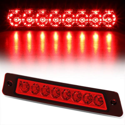 87-93 Ford Mustang GT / Cobra Hatchback Third Brake Light - LED - Red Lens - Plug-n-Play - 1