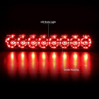 87-93 Ford Mustang GT / Cobra Hatchback Third Brake Light - LED - Smoked Lens - Plug-n-Play - 2