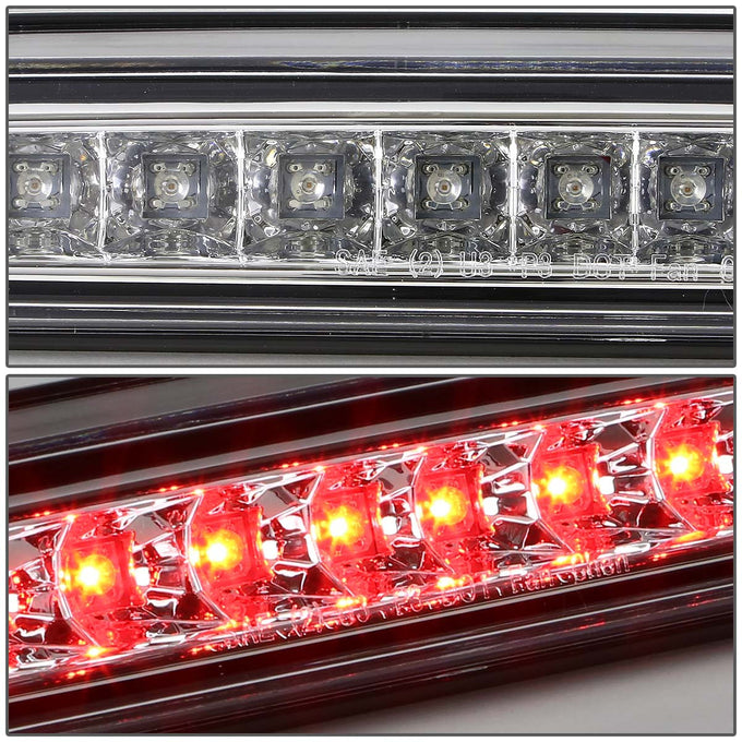 D-Motoring - Third Brake Light - LED - Chrome Housing - Plug-n-Play - Ford F-250 / 350 / 450 / 550 Super Duty / Range / Mazda B2300 / B3000 / B4000 - 4