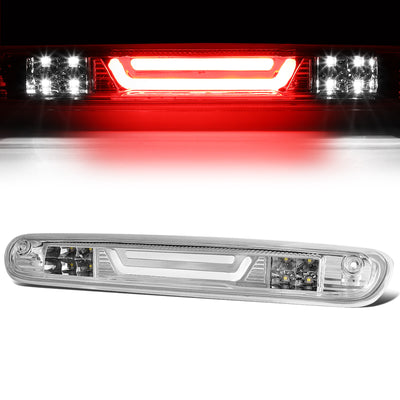 D-Motoring - Third Brake Light - LED - Chrome Housing - Plug-n-Play - Chevy Silverado 1500 / 2500HD / 3500HD / GMC Sierra 1500 / 2500HD / 3500HD - 1