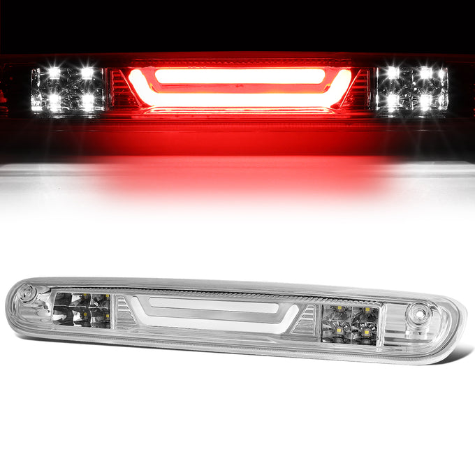 D-Motoring - Third Brake Light - LED - Chrome Housing - Plug-n-Play - Chevy Silverado 1500 / 2500HD / 3500HD / GMC Sierra 1500 / 2500HD / 3500HD - 1
