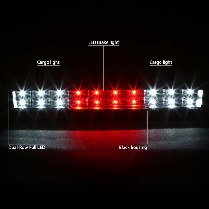 D-Motoring - Third Brake Light - LED - Black Housing - Plug-n-Play - Chevrolet Silverado / GMC Sierra - 2