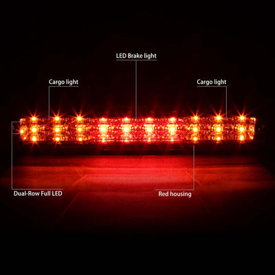 D-Motoring - Third Brake Light - LED - Red Lens - Plug-n-Play - Chevrolet Silverado / GMC Sierra - 2