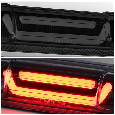 99-07 Silverado/Sierra Third Brake Light - 3D LED - Smoked Lens - Plug-n-Play - 3