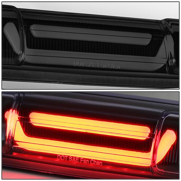 99-07 Silverado/Sierra Third Brake Light - 3D LED - Smoked Lens - Plug-n-Play - 3