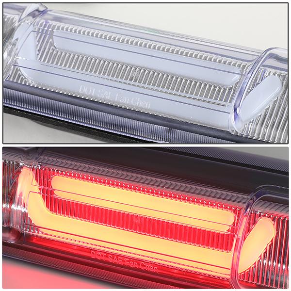 99-07 Silverado/Sierra Third Brake Light - 3D LED - Clear Lens - Plug-n-Play - 3