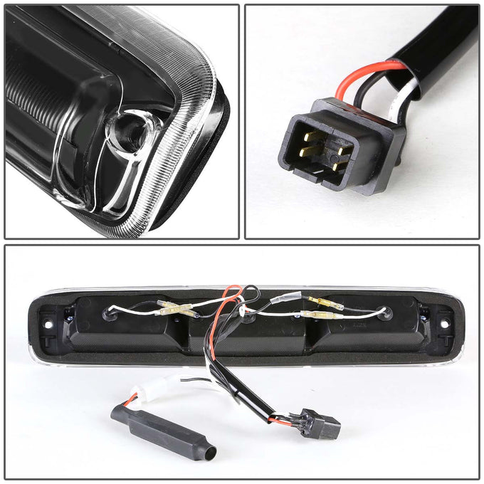 D-Motoring - Third Brake Light - LED - Black Housing - Plug-n-Play - Chevy Silverado / GMC Sierra - 4