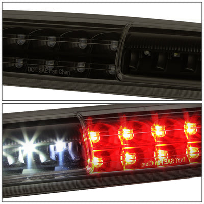 D-Motoring - Third Brake Light - LED - Black Housing - Smoked Lens - Plug-n-Play - Chevy Silverado / GMC Sierra - 3