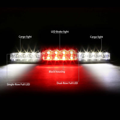 D-Motoring - Third Brake Light - LED - Chrome Housing - Plug-n-Play - Chevy Silverado / GMC Sierra - 2