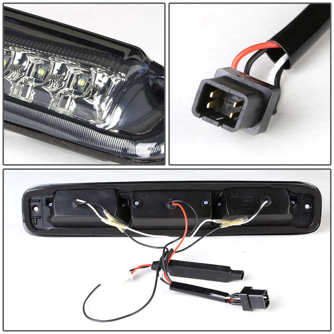 D-Motoring - Third Brake Light - LED - Smoked Lens - Plug-n-Play - Chevy Silverado / GMC Sierra - 4