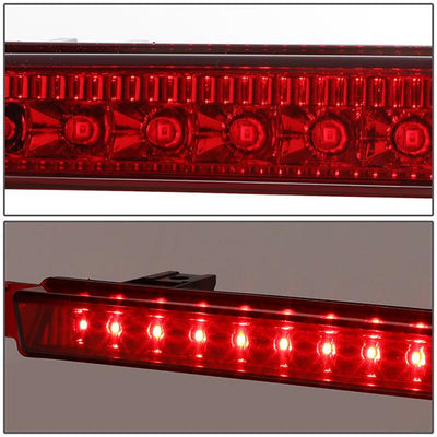 09-17 Chevy Traverse GMC Acadia Third Brake Light - LED - Red Lens - 3BL-GMCACA09-LED-RD - 3