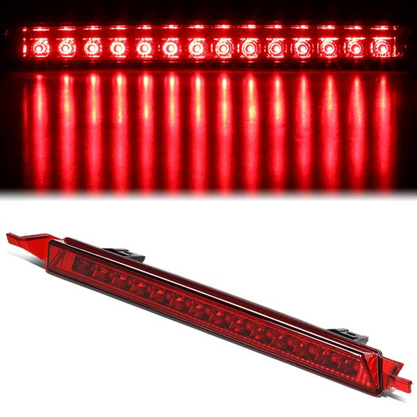 09-17 Chevy Traverse GMC Acadia Third Brake Light - LED - Red Lens - 3BL-GMCACA09-LED-RD - 1