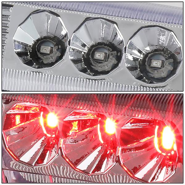 00-06 Suburban Tahoe Yukon Third Brake Light - 3D LED Bar - Clear Lens - Plug-n-Play - 4