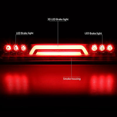 00-06 Suburban Tahoe Yukon Third Brake Light - 3D LED Bar - Smoked Lens - Plug-n-Play - 2
