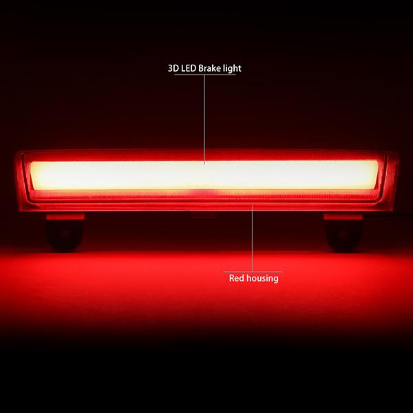 00-06 Suburban Tahoe Yukon Third Brake Light - 3D LED Bar - Red Lens - 2