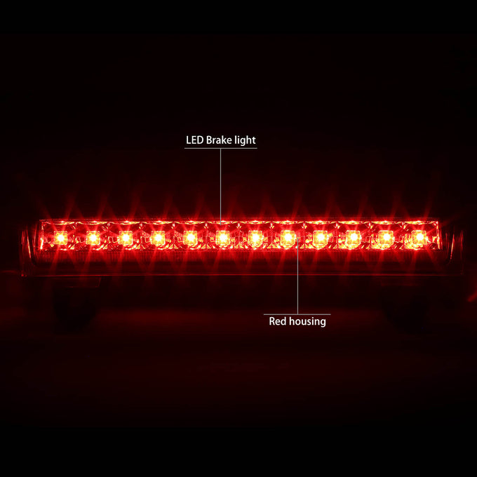 D-Motoring - Third Brake Light - LED - Red Lens - Plug-n-Play - Chevy Suburban 1500 / 2500 / GMC Yukon XL 1500 / 2500 / GMC Yukon / Chevy Tahoe - 2