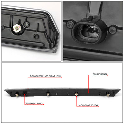D-Motoring - 15-17 Chevy Suburban TahoeThird Brake Light - LED - Clear Lens - Plug-n-Play - 4