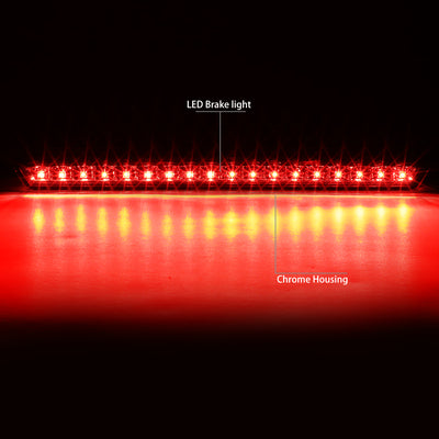 D-Motoring - 15-17 Chevy Suburban TahoeThird Brake Light - LED - Clear Lens - Plug-n-Play - 2