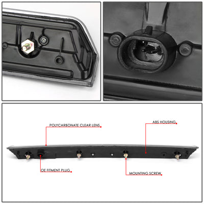 D-Motoring - 15-17 Chevy Suburban TahoeThird Brake Light - LED - Clear Lens - Plug-n-Play - 4