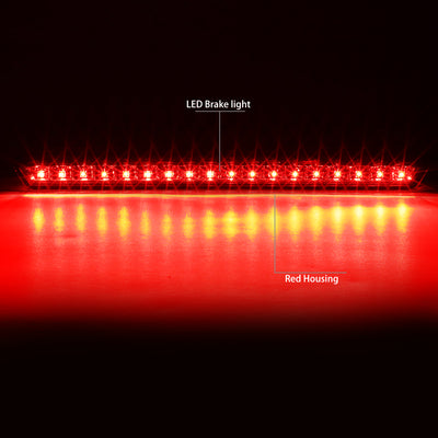D-Motoring - 15-17 Chevy Suburban TahoeThird Brake Light - LED - Red Lens - Plug-n-Play - 2