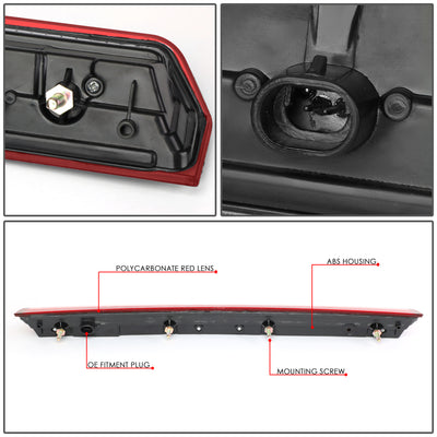 D-Motoring - 15-17 Chevy Suburban TahoeThird Brake Light - LED - Red Lens - Plug-n-Play - 4