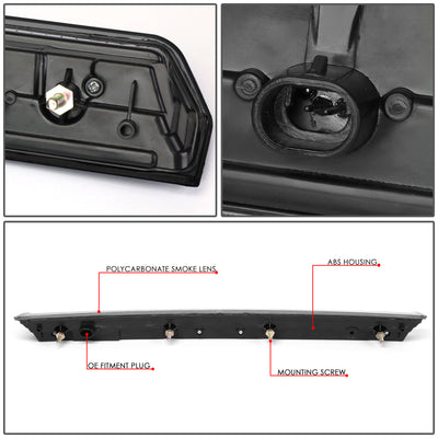 D-Motoring - 15-17 Chevy Suburban TahoeThird Brake Light - LED - Smoked Lens - Plug-n-Play - 4